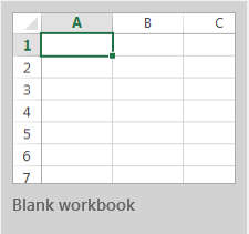 Blank Workbook